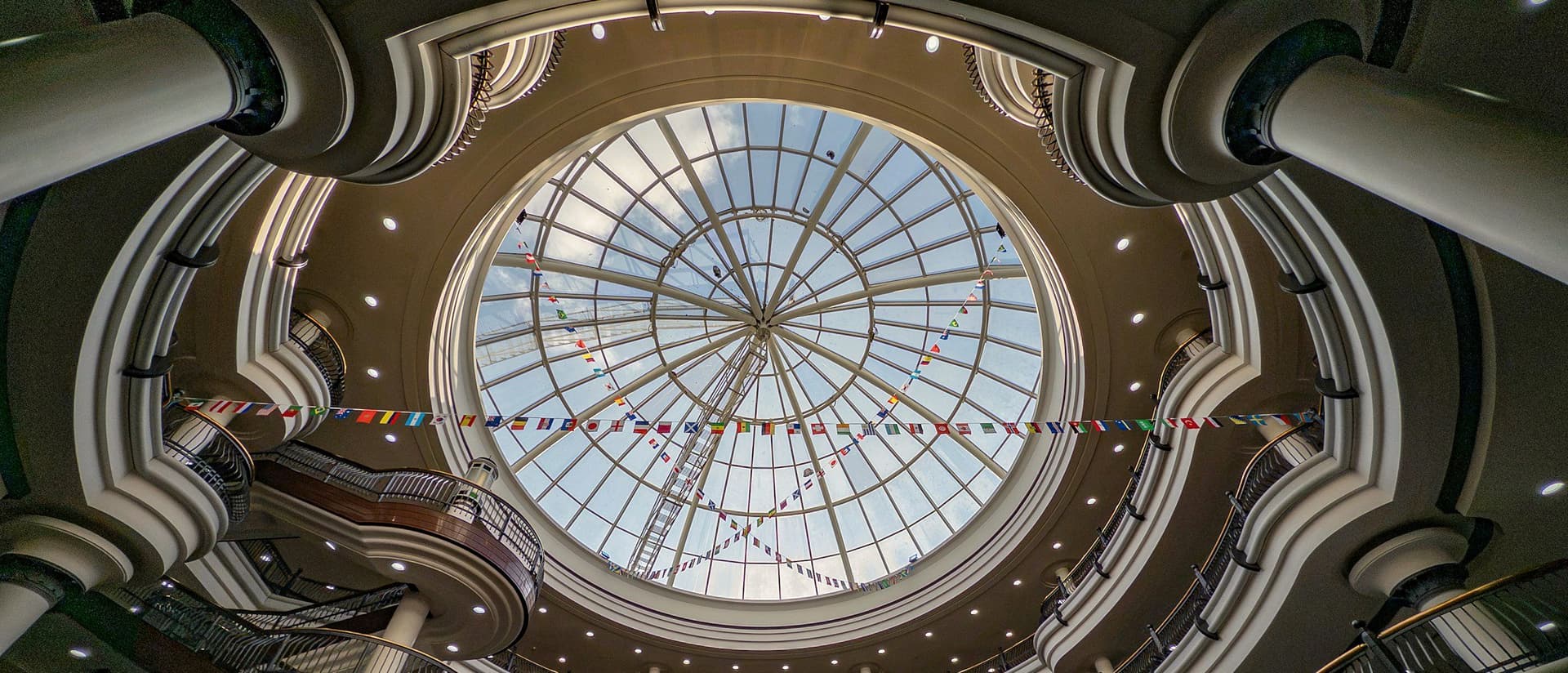 Mall concourse used as the setting for a brand activation