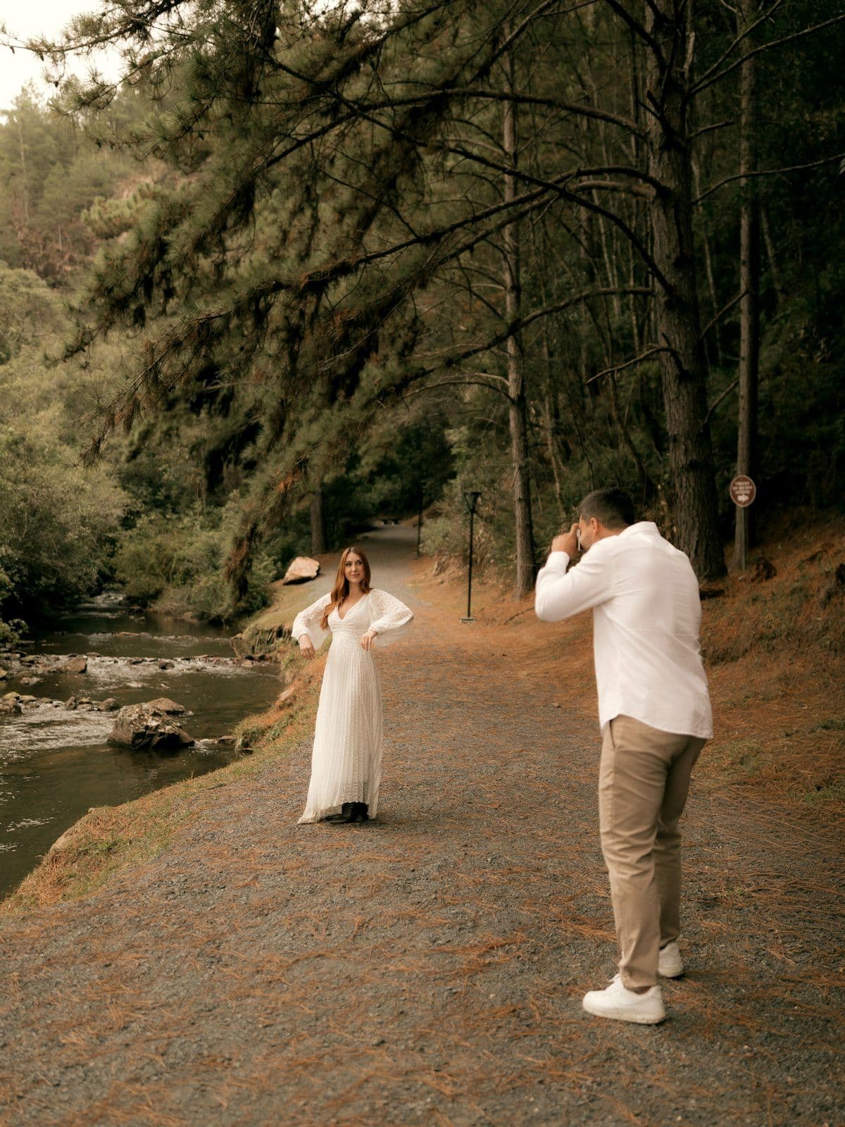 Portrait session with the couple after the ceremony