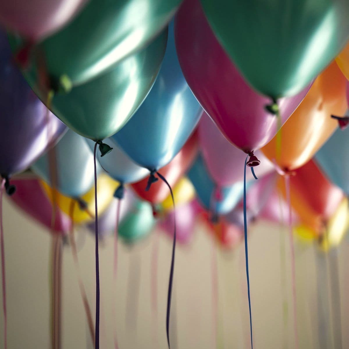 Balloon installation styled for a private celebration
